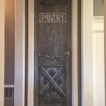 faux carved door