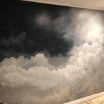 cloud mural