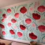 Poppies mural