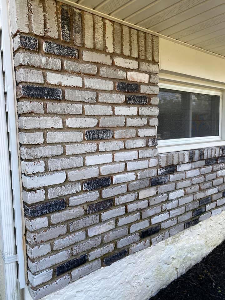 multi tone grey brick